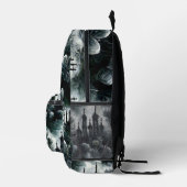 ダークパーソナライズされたガーデン印刷バックパック プリントバックパック (右)