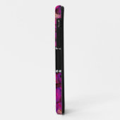 ダークパーソナライズされたパープルバラ Case-Mate iPhoneケース (裏面/左)