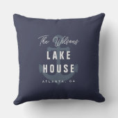 ダークパープルいかりレイクハウスカスタムファミリー名 クッション (裏面)