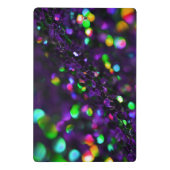 ダークパープルきらめくミニクリップボード ミニクリップボード (裏面)