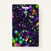 ダークパープルきらめくID バッジ (裏面)