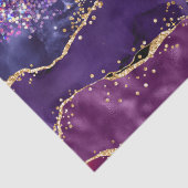 ダークパープルと金ゴールドグリッター続編アゲート 薄葉紙 (詳細)