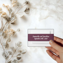 ダークパープルのエレガントなカリグラフィー