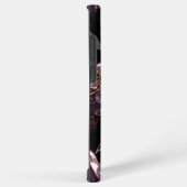 ダークパープルのカボチャを持つゴシックブラック SAMSUNG GALAXYケース (右側面)