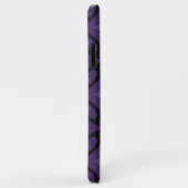 ダークパープルのレトロパターン Case-Mate iPhoneケース (裏面/右)