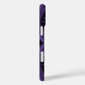 ダークパープルのレトロパターン Case-Mate iPhoneケース (裏面 / 右)