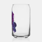 ダークパープルアイリス開花フローラ ガラス缶 (左)