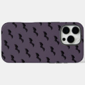 ダークパープルウィッチゴシックゴシックこうもりハロウィーン Case-Mate iPhoneケース (裏面 (横))