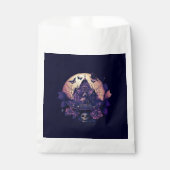 ダークパープルゴシックハ幽霊のよく出るウス フェイバーバッグ (正面)