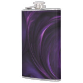 ダークパープルスワールデザイン フラスク (左)