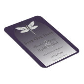 ダークパープルトンボ結婚イの マグネット (右側)