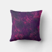 ダークパープルバイオレットテクスチャスエード大理石g クッション (裏面)