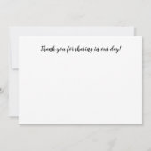 ダークパープルバイオレット牡丹サンキューカード サンキューカード (裏面)