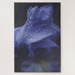 ダークパープルバラ花 ジグソーパズル