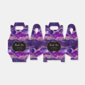 ダークパープルピンクシークインズアゲイト誕生日サンキューサンキュー フェイバーボックス (折り畳みなし)