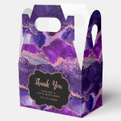 ダークパープルピンクシークインズアゲイト誕生日サンキューサンキュー フェイバーボックス (オープン)