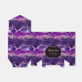 ダークパープルピンクシークインズアゲイト誕生日サンキューサンキュー フェイバーボックス (折り畳みなし)