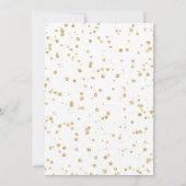 ダークパープルフローラバチェロレッテ招待状 招待状 (裏面)