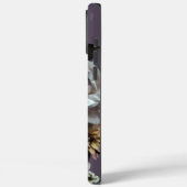 ダークパープルフローラ Case-Mate iPhoneケース (裏面 / 左)