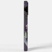 ダークパープルフローラ Case-Mate iPhoneケース (裏面 / 右)