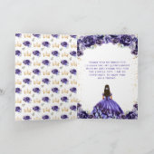ダークパープルプリンセスフローラキンセアニラ サンキューカード (内部)