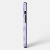 ダークパープルマーブルグラデーション iPhoneケース (左側面)