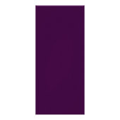 ダークパープルヴィンテージモダンフローラモチーフデザイナー ラックカード (裏面)