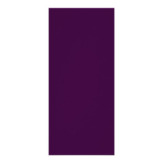 ダークパープルヴィンテージモダンフローラモチーフデザイナー ラックカード (裏面)