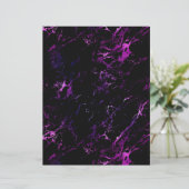 ダークパープル大理石銀河系スクラップブック紙シート (スタンド正面)