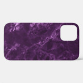 ダークパープル大理石：贅沢な質感。 Case-Mate iPhoneケース (裏面 (横))