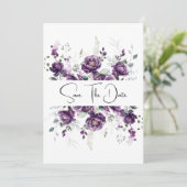 ダークパープル スミレの芍薬 Save the Date セーブザデート (スタンド正面)