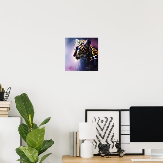 ダークヒョウ ポスター (ホームオフィス)