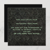 ダークビクトリアンスクエア招待状 招待状 (正面/裏面)