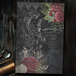 ダークビクトリアンバラエフフランスのエメラデクページ 薄葉紙