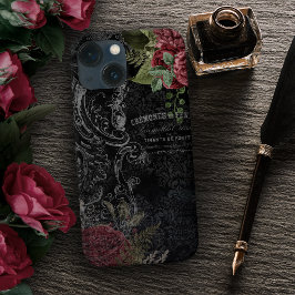 ダークビクトリアンバラエフランスのフェラ iPhone 13 MINIケース