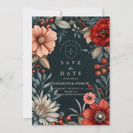 ダークビクトリアンロマ結婚ンス セーブザデート (正面)