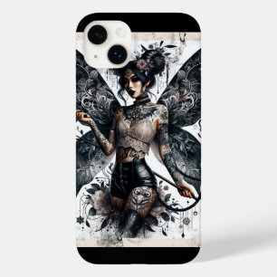 ダークビューティー ゴシック アジアンフェアリー タトゥー & ホイップ Case-Mate iPhone 14 PLUSケース