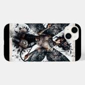 ダークビューティー ゴシック アジアン フェアリー タトゥー & ムチ Case-Mate iPhoneケース (裏面 (横))