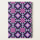 ダークピクセルパターン プランナー手帳 (裏面)