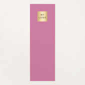 ダークピンクの会社のロゴビジネススタジオ ヨガマット (正面)