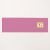 ダークピンクの会社のロゴビジネススタジオ ヨガマット (正面(横))