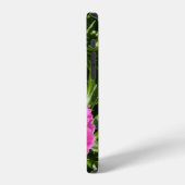 ダークピンクの芍薬 iPhoneケース (左側面)