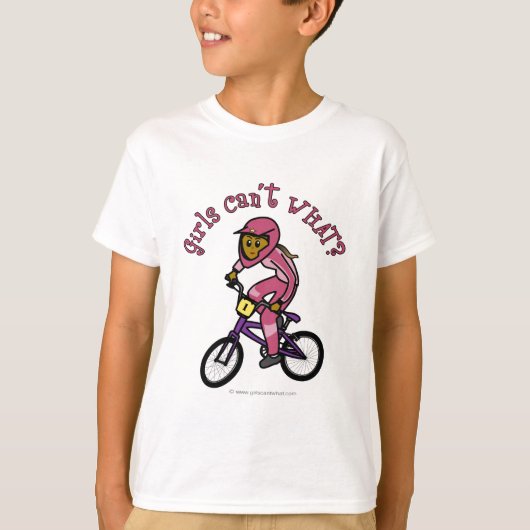 ダークピンクガールズBMX Tシャツ (正面)