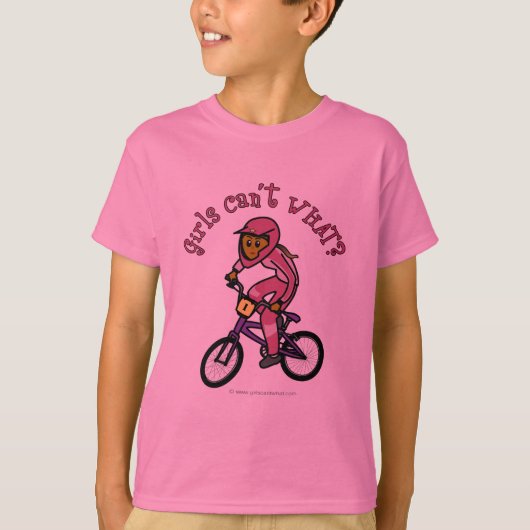 ダークピンクガールズBMX Tシャツ (正面)
