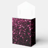 ダークピンクフェイクの光沢のあるグリッターキラキラ甘い16 フェイバーボックス (オープン)