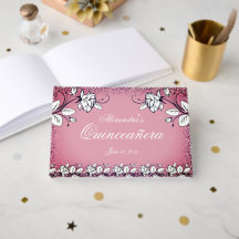 ダークピンクフェイクグリッターホワイトローズキンセアニェラ