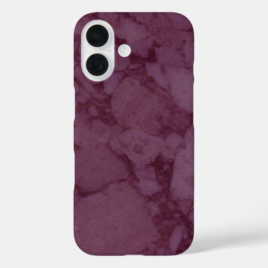 ダークピンク大理石 Case-Mate iPhoneケース (裏面)