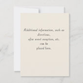 ダークピンク宗教招待状 招待状 (裏面)