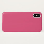 ダークピンク iPhone X ケース Case-Mate iPhoneケース (裏面(横))