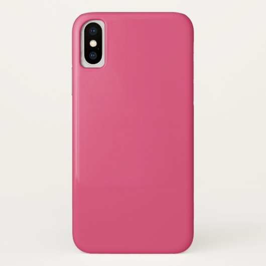 ダークピンク iPhone X ケース Case-Mate iPhoneケース (裏面)